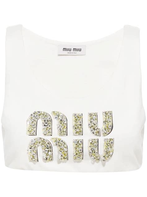 miu miu cropped top|michael miu tops.